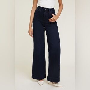 Dynamite Lennon Ultra High Rise Wide Leg Column Jeans
- Onyx Dark Wash Blue